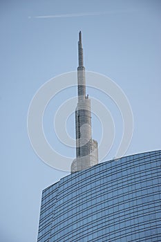 Modern skyscrapers in Milan, Porta Nuova district.