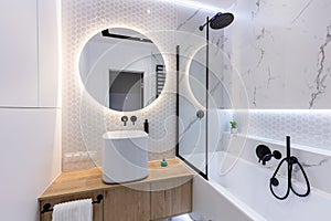 Modern small bathroom interior design