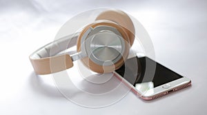Modern Smartphone With Bass Headset
