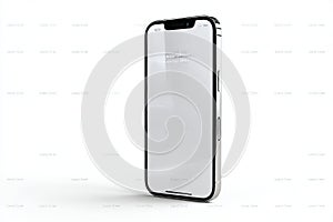 Modern smartphone with black frame