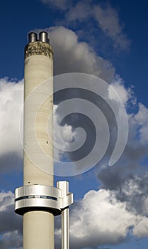 Modern smokestack