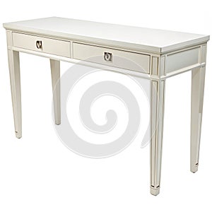 Sofa table isolated on white background