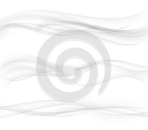 Modern Soft Smoke Gradient Waves Collection. Vector Illustration