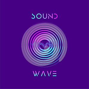 Modern sound wave equalizer. Abstract Fluid Creative Templates with Dynamic Circle Waves.Cards, Color Covers Set. Geometric design