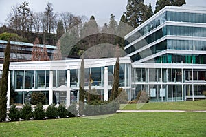 Modern spa complex in Baden-Baden