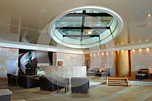 Modern SPA at the luxury hotel