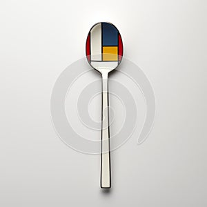 Modern Spoon Inspired By Mondrian: Renate Mcdonald photo