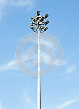 Modern spotlight pole