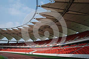 A modern stadium