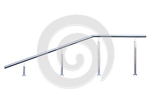 Modern stainless steel railing