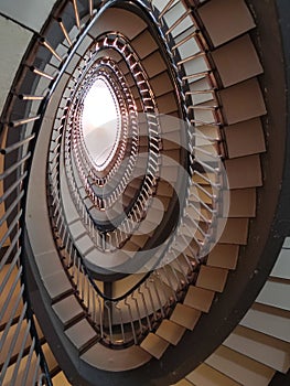 Modern stairs in Rome, Rinascente palace photo