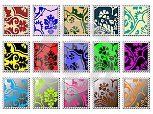 Modern stamps