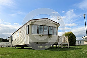 Modern static caravan photo