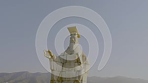 Modern statue of emperor Qin Shi Huang