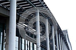 Modern steel building