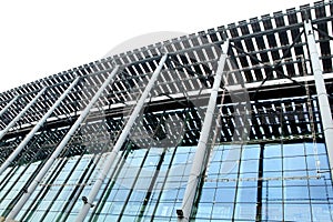 Modern steel structures building