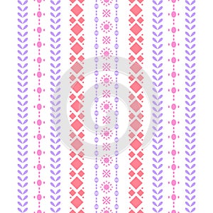 Modern stitches pattern on embroidery design for living room wall decor