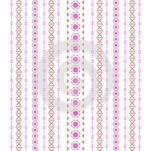 Modern stitches pattern on embroidery design for living room wall decor