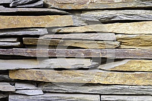 Modern stone slate wall background