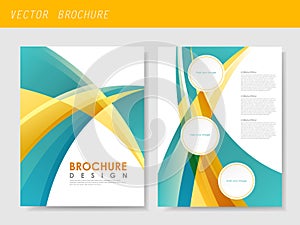 Modern streamlined flyer template for business