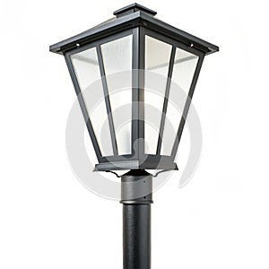 Modern Street Lamp isolated on white background