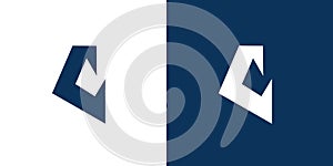 Modern and bold C logo design