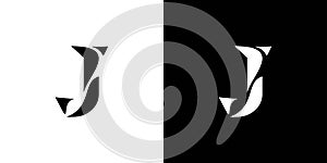 Modern and strong J logo design