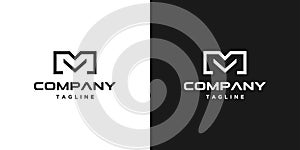 Modern and strong M logo design photo