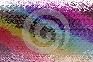 Modern strong multi color wavy interlinked abstract background