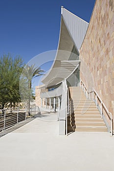 Modern Structure Against Blue Sky
