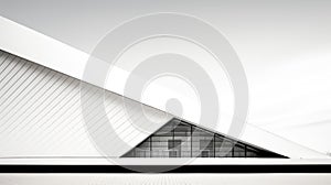 modern structure white background