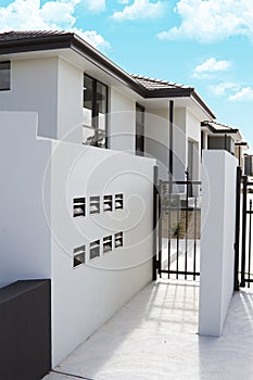 Modern stucco homes