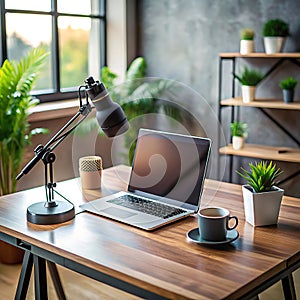 Stylish Studio Desk for Content Creation
