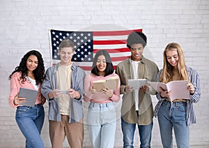 Modern study in USA, language learning and student exchange program