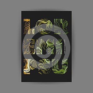 Modern Style Abstract Flyer or Cover Design for Your Business with Dark Digitally Generated Pattern - Multi Purpose Template