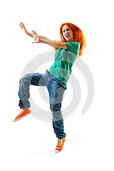 Modern style female dancer
