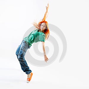Modern style female dancer