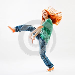 Modern style female dancer