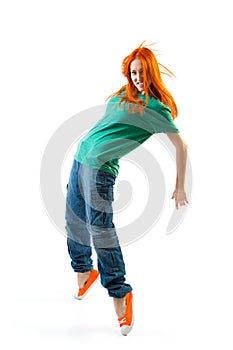 Modern style female dancer