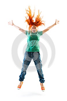 Modern style female dancer