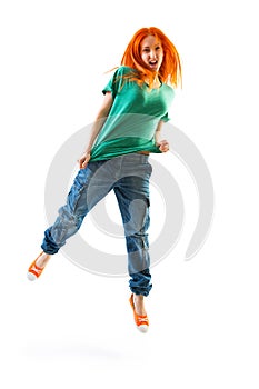 Modern style female dancer