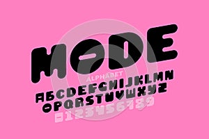 Modern style font