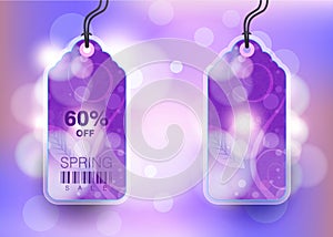 Modern Style Sale Tag Design