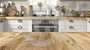 A Modern Styled Kitchen Interior.AI generated image