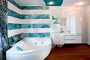 Modern stylish bathroom interior