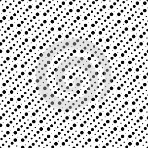 Polka dots seamless pattern photo