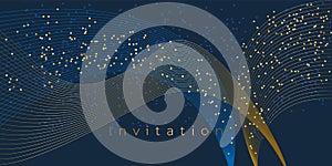 Modern stylish minimal background for invitation