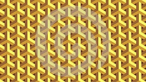 Geometric interlocking circles Graphic Print logo Pattern