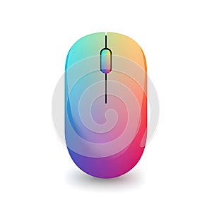 Vibrant Gradient Computer Mouse Icon