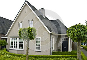 Modern suburban house